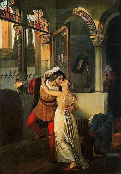 Francesco Hayez Romeo und Julia Germany oil painting art